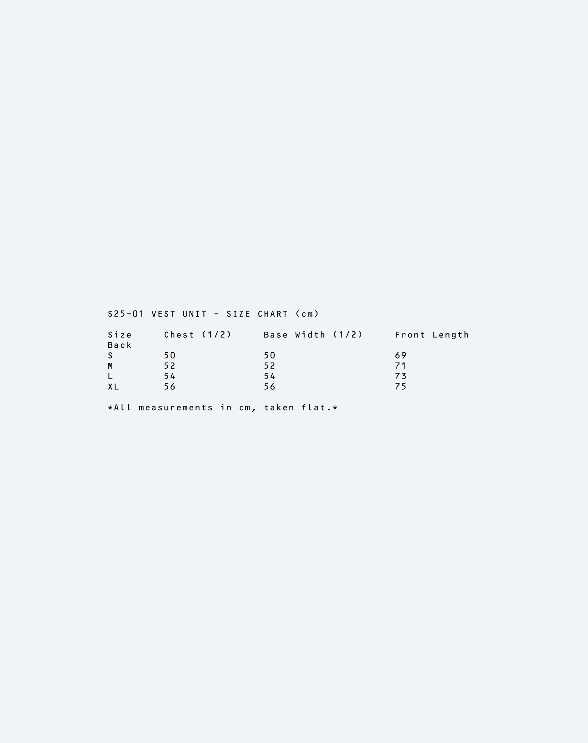VEST UNIT 1.0 - BLACK